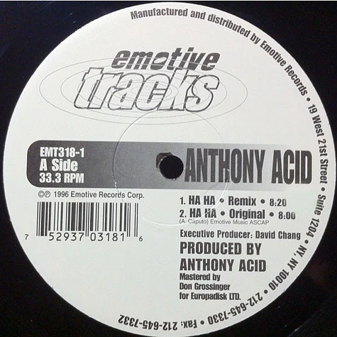 Anthony Acid - Ha Ha