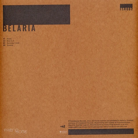 Belaria - Boost & Doubts EP