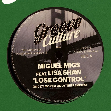 Miguel Migs - Lose Control Micky More & Andy Tee Remixes