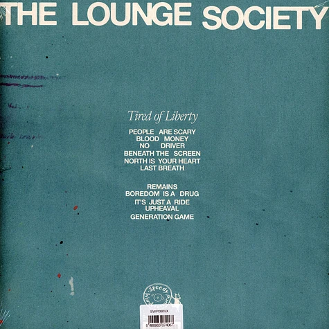 The Lounge Society - Tired Of Liberty Colored Vinyl Edition