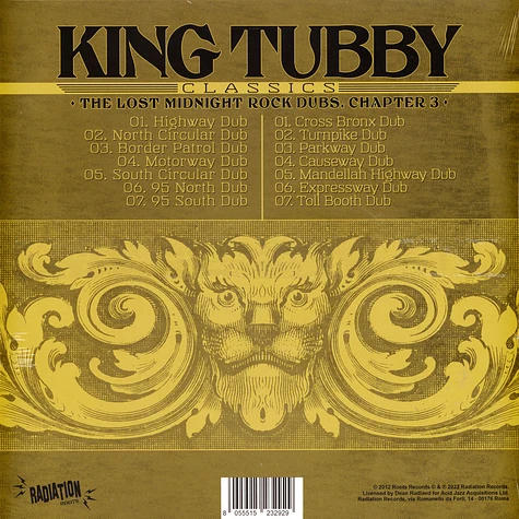King Tubby - King Tubby's Classics: The Lost Midnight Rock Dubs Chapter 3