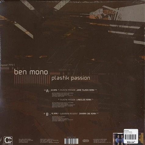 Ben Mono - Plastik Passion