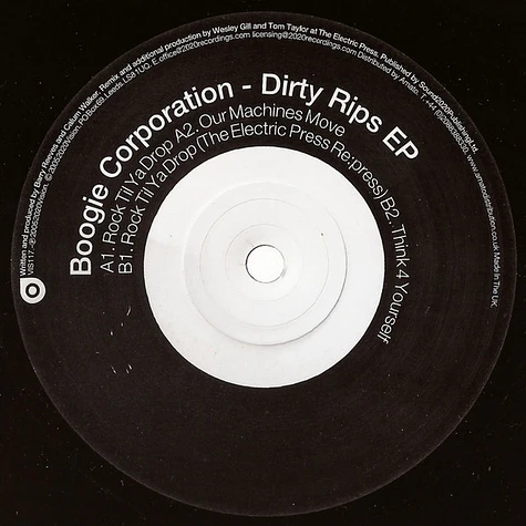 Boogie Corporation - Dirty Rips EP