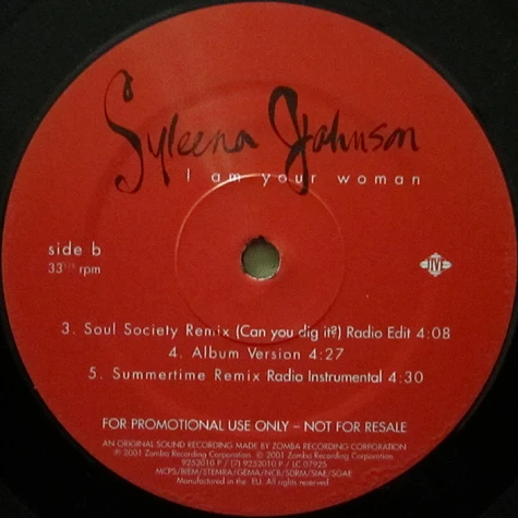 Syleena Johnson - I Am Your Woman