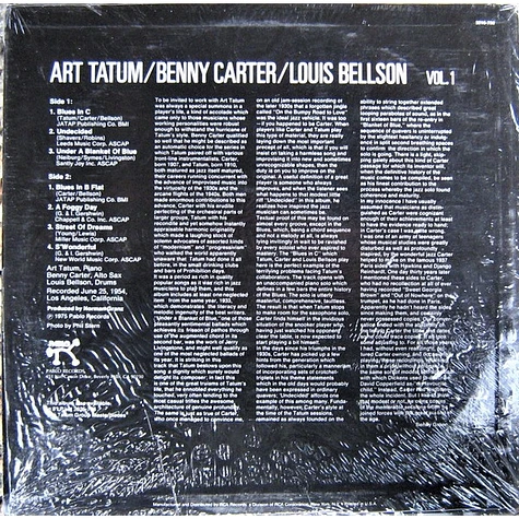 Art Tatum / Benny Carter / Louis Bellson - The Tatum Group