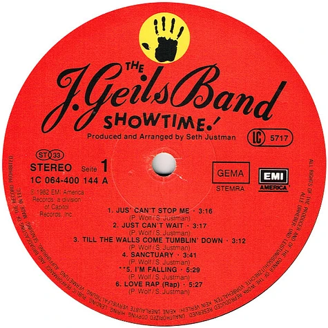 The J. Geils Band - Showtime!