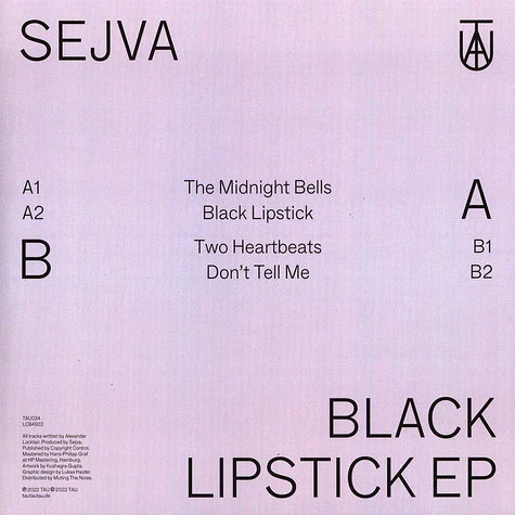 Sejva - Black Lipstick EP