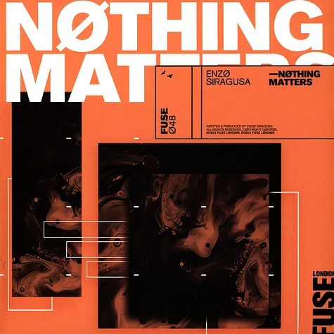 Enzo Siragusa - Nothing Matters