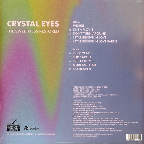 Crystal Eyes - The Sweetness Restored