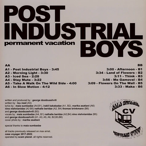 Post Industrial Boys - Permanent Vacation