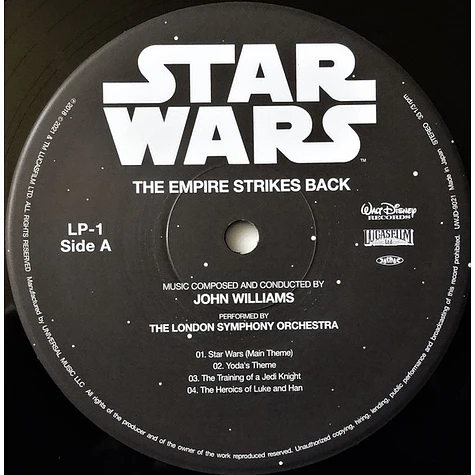 John Williams , London Symphony Orchestra - OST Star Wars / The Empire Strikes Back = スター・ウォーズ / 帝国の逆襲