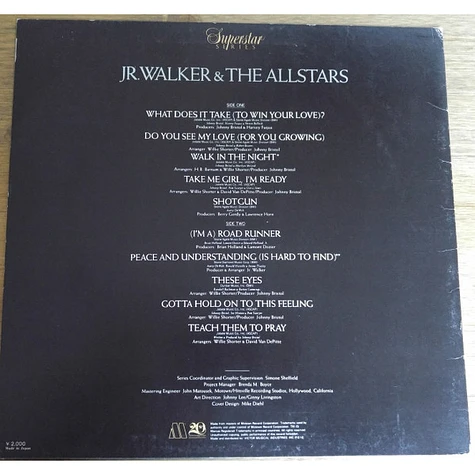 Junior Walker & The All Stars - Motown Superstar Series