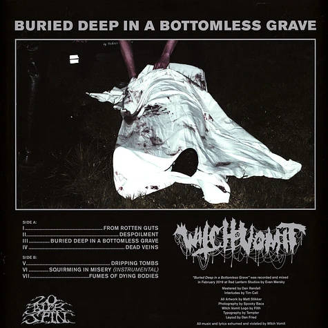 Witch Vomit - Buried Deep In A Bottomless Grave Blood Red Vinyl Edition