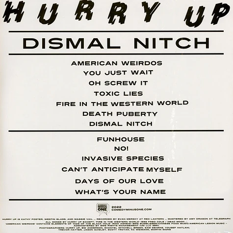 Hurry Up - Dismal Nitch