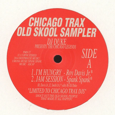 DJ Duke - The Chicago Legends (Chicago Trax Old Skool Sampler)