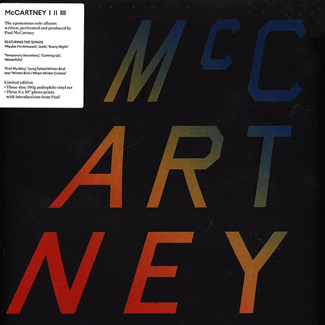 Paul McCartney - McCartney I / II / III Set