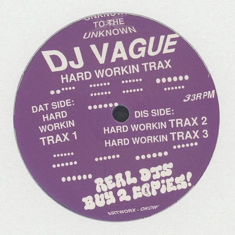 DJ Vague - Hard Workin' Trax