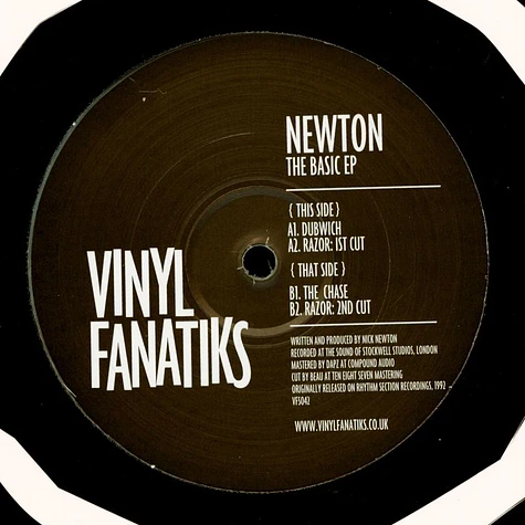 Newton - Basics Ep Galactic Grey Vinyl Edition