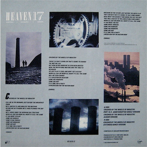 Heaven 17 - Crushed By The Wheels Of Industry (Part I & II)