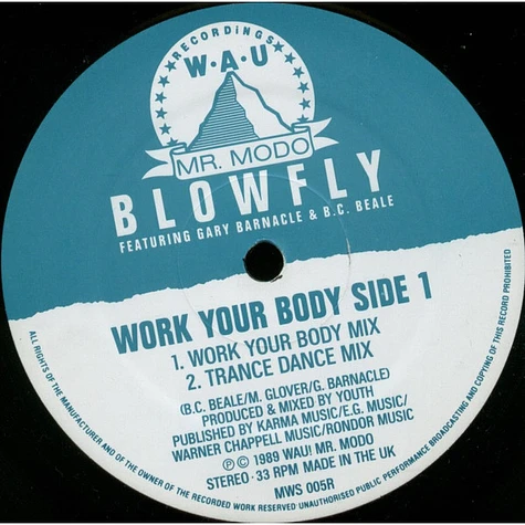 Blowfly Featuring Gary Barnacle And Brendan Charles Beal - Work Your Body