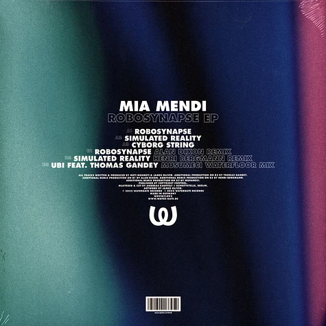 Mia Mendi - Robosynapse EP Alan Dixon, H.Bergmann, Musumeci Remix