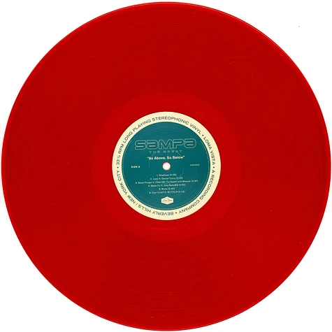 Sampa The Great - As Above, So Below Indie Exclusive Transparent Red Vinyl Edition
