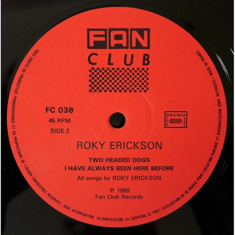 The Roky Erickson Band - 2 Headed Dog