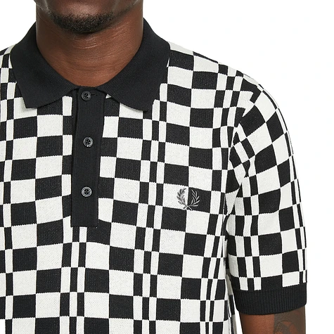 Fred Perry - Chequerboard Knitted Shirt