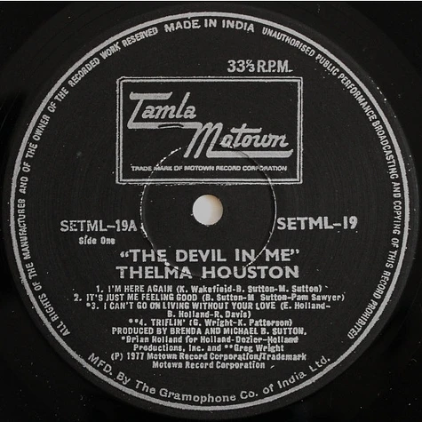 Thelma Houston - The Devil In Me