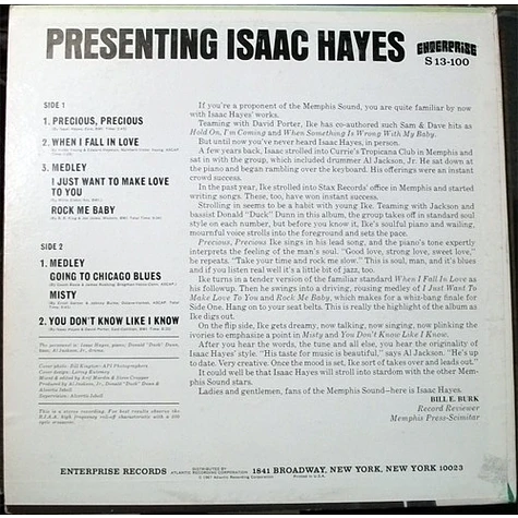 Isaac Hayes - Presenting Isaac Hayes