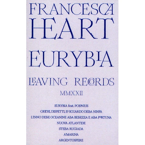 Francesca Heart - Eurybia