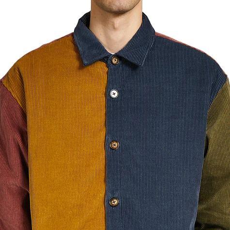 Portuguese Flannel - Padded Corduroy Patchwork Shirt