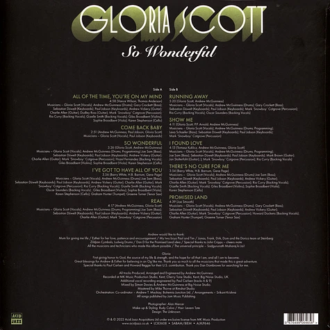 Gloria Scott - So Wonderful