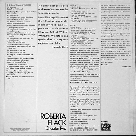 Roberta Flack - Chapter Two