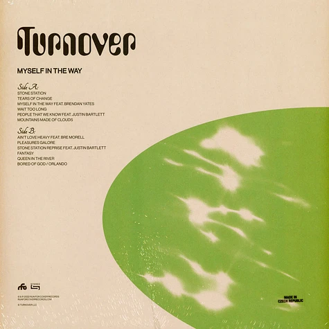 Turnover - Myself In The Way Cream Vinyl Edition