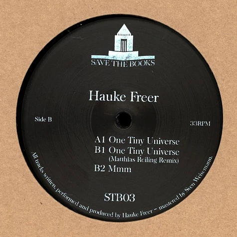 Hauke Freer - One Tiny Universe