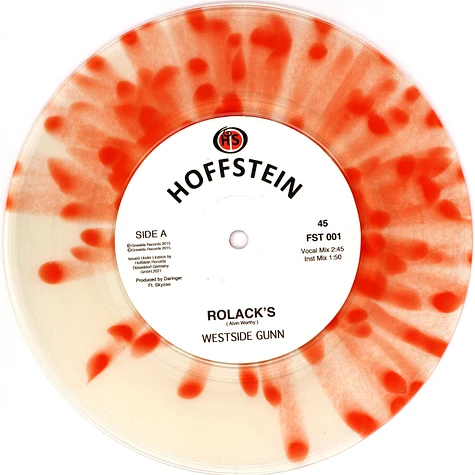 Westside Gunn - Rolacks HHV Exclusive Clear w/ Red Splatter Vinyl Edition