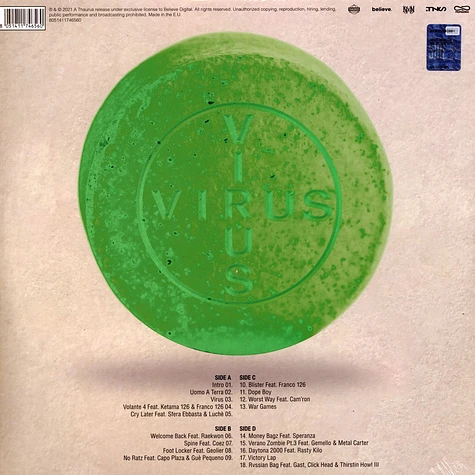 Noyz Narcos - Virus - Vinyl 2LP - 2022 - EU - Original