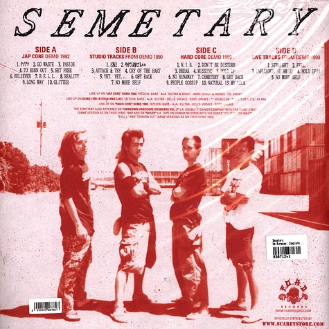 Semetary - No Runaway: Complete Discography 1989-1992