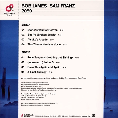 Bob James & Sam Franz - 2080.0