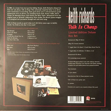 Keith Richards - Talk Is Cheap (30th Anniversary Deluxe Edition Box Set)