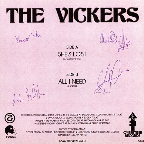 The Vickers - She's Lost