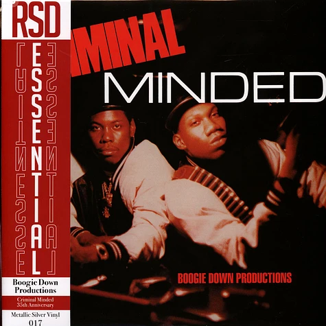 Boogie Down Productions - Criminal Minded 35th Anniversary Silver Vinyl Edition