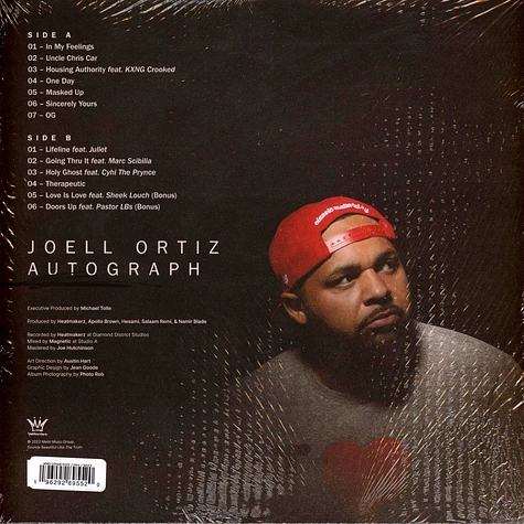 Joell Ortiz - Autograph Blood Splatter Vinyl Edition