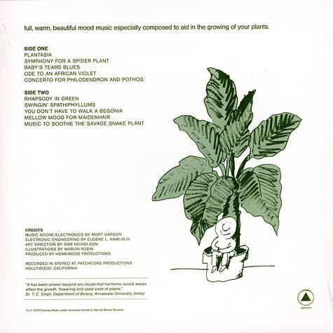Mort Garson - Mother Earth's Plantasia Green Vinyl Edition