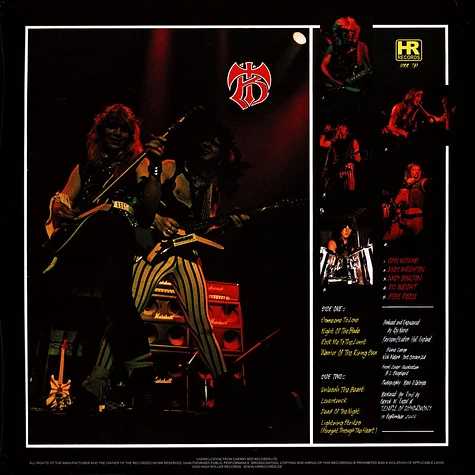 Tokyo Blade - Night Of The Blade Black Vinyl Edition