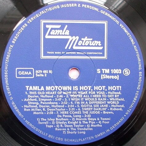 V.A. - Tamla Motown Is Hot, Hot, Hot!