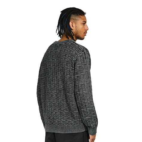 STUSSY STRAND SWEATER BLACK Sサイズ-