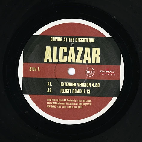 Alcazar - Crying At The Discoteque