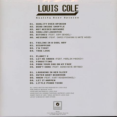 Album 2  Louis cole